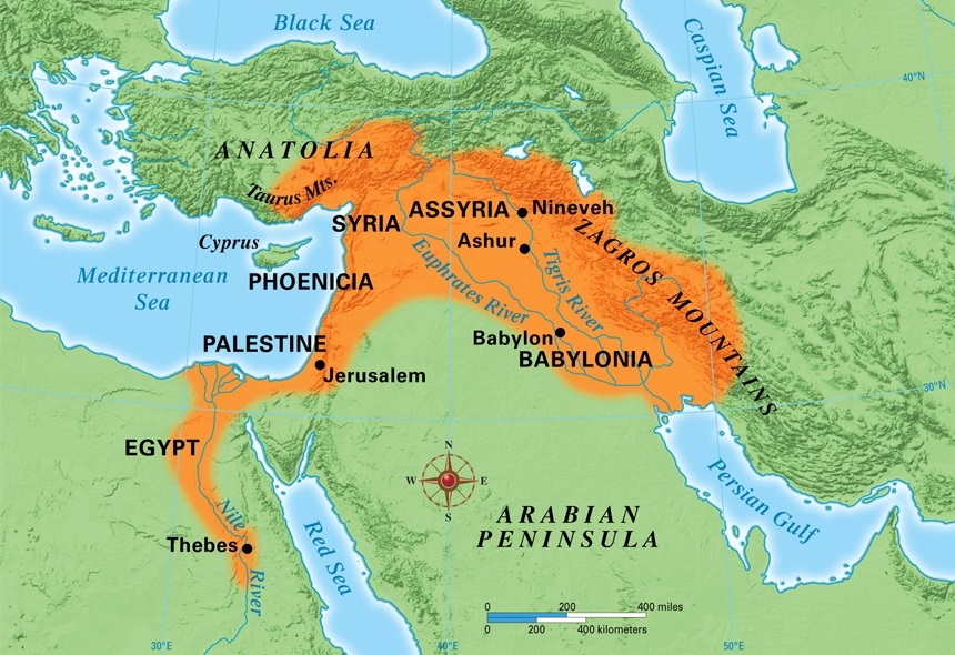 Assyrische rijk 650 voor Chr