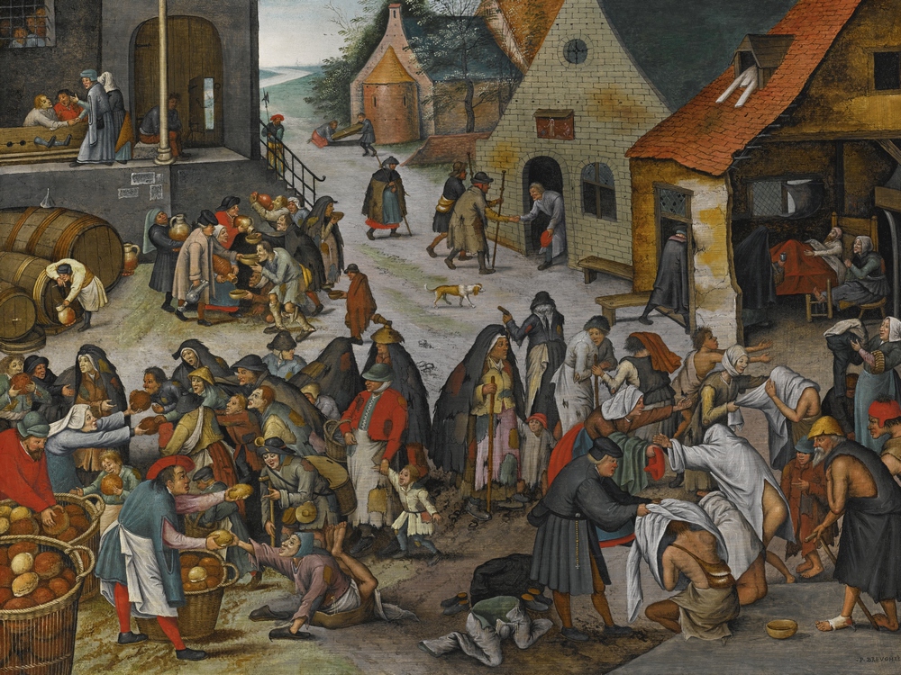 Pieter Brueghel de Jonge: De zeven werken van barmhartigheid