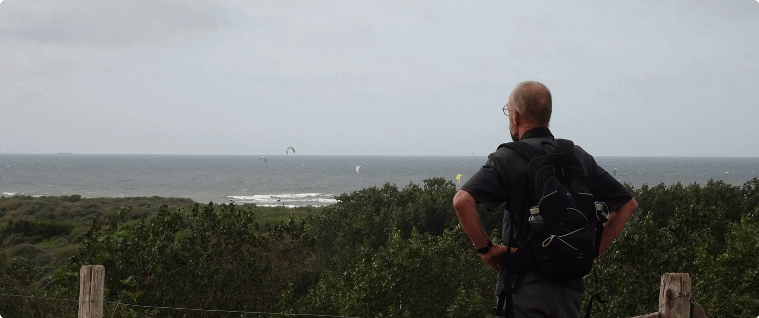 Kustpad, uitzichtpunt bij Loosduinen Uitzichtpunt bij Loosduinen
