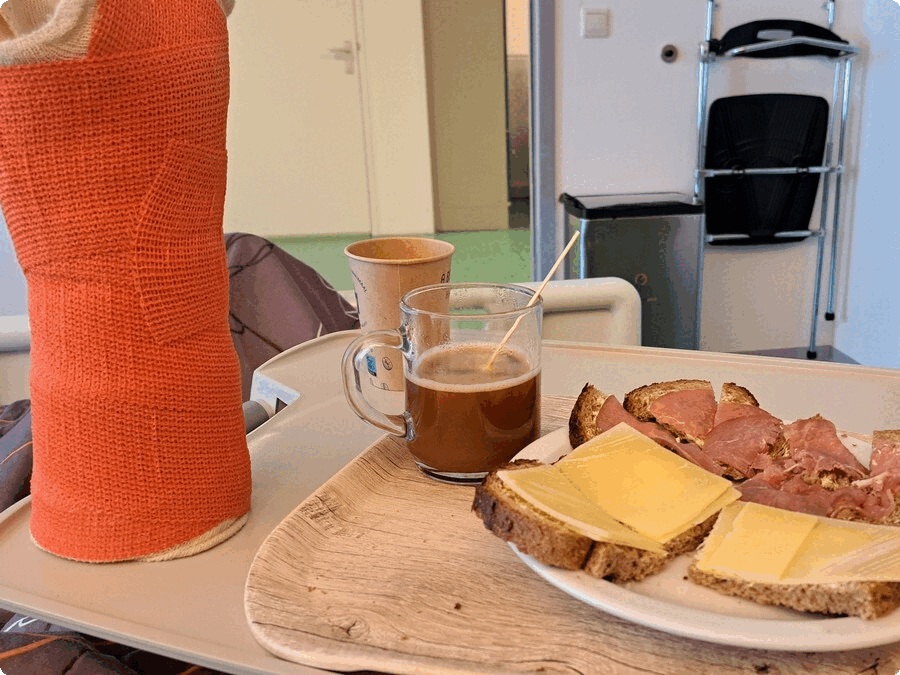 Boterhammetjes, koffie - en dan weer naar huis