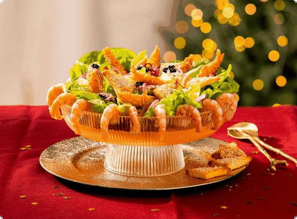 Grote garnalen cocktail