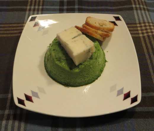Spinazietaartje met gorgonzola